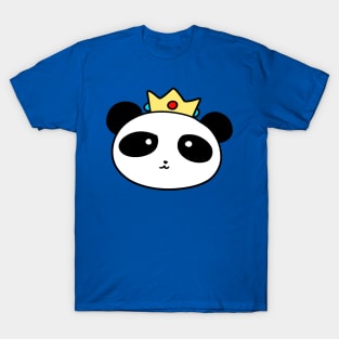 Crown Panda Face T-Shirt